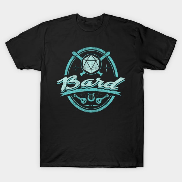 Bard: RPG Tabletop T-Shirt by PluginTees